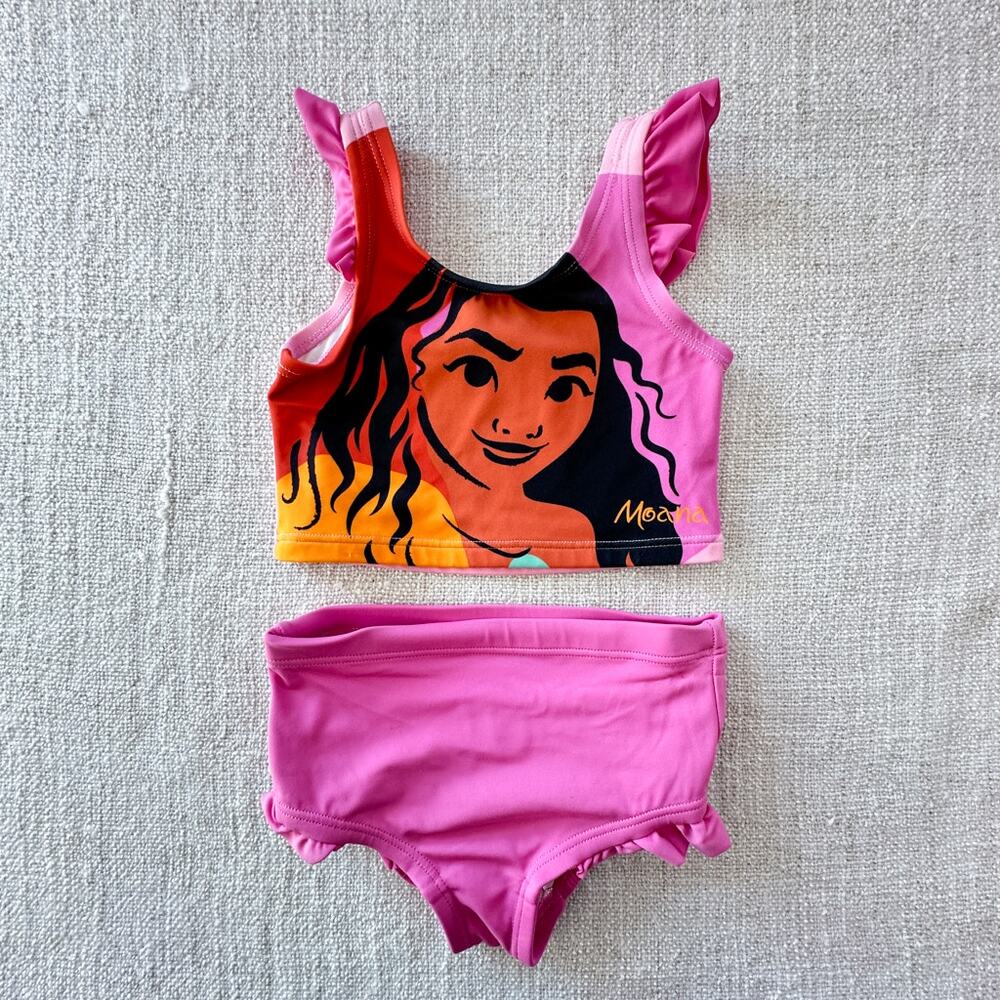 Hanna Andersson x Disney Moana 2pc Swimsuit PLAY 3T